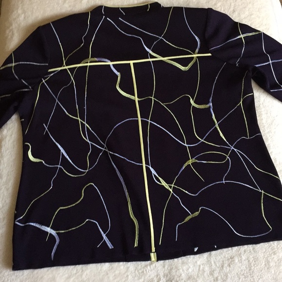 NWOT.Misook embroidered jacket